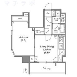 黒川駅 徒歩1分 10階の物件間取画像